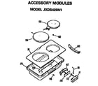 GE JP678B9N1 accessory modules diagram