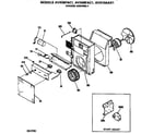 GE AVX08FAC1 chassis assembly diagram