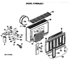 GE ATM06LBC1 grille assembly and control diagram