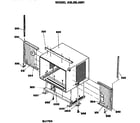 GE ASL06LAM1 cabinet diagram