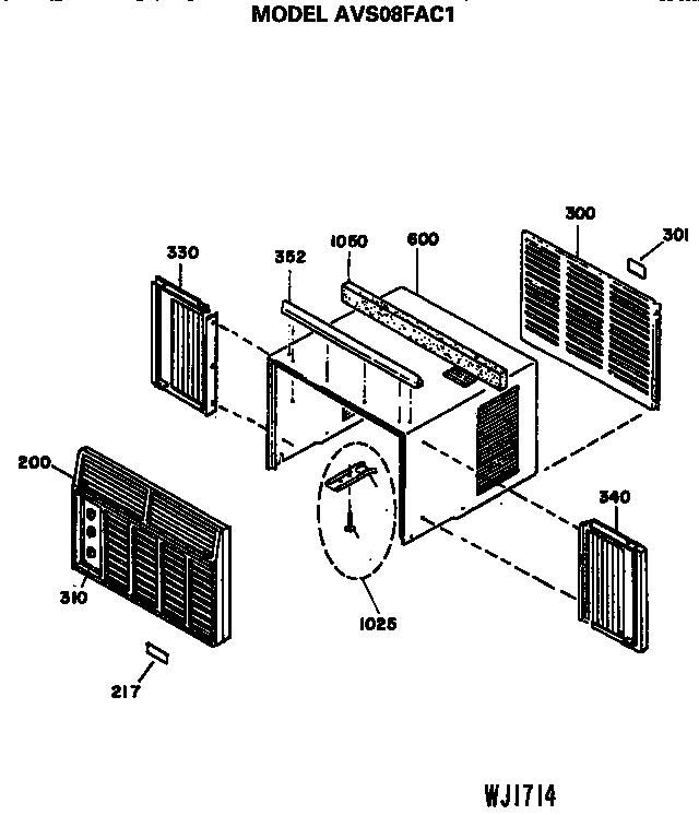 Cabinet and grille assembly