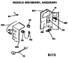 GE AED18DAM1 control box diagram