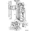 GE TFX27ELJ freezer door diagram