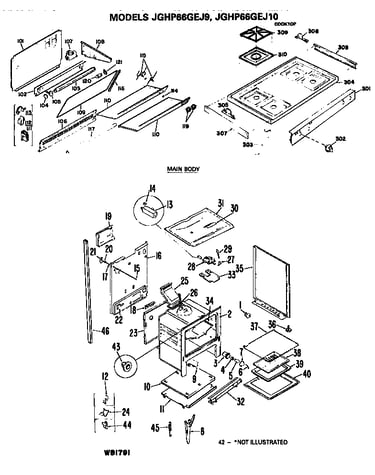 Cooktop and main body