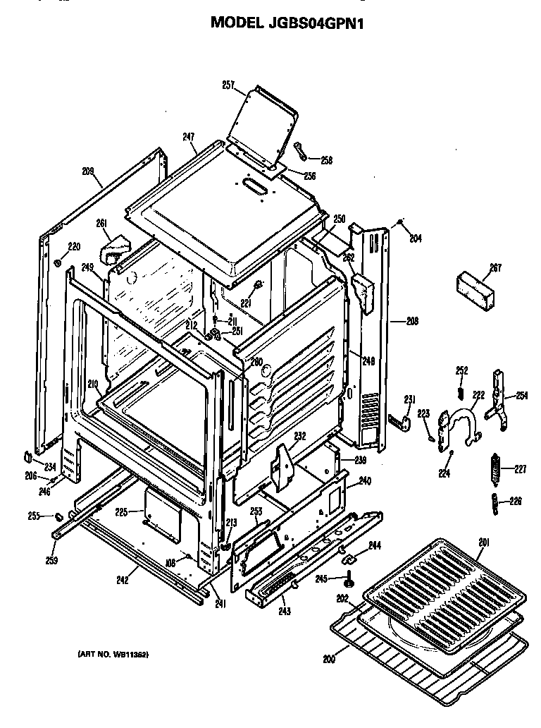 Oven cabinet