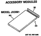 GE JP378B9N1 accessory modules diagram