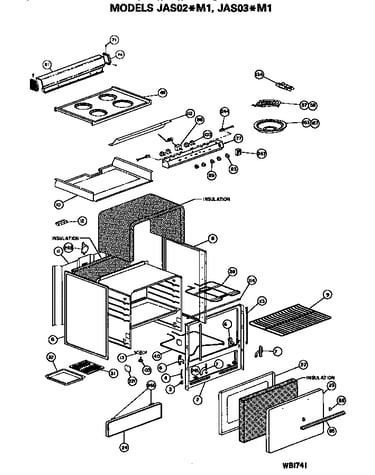 Main body/cooktop/controls