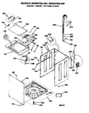 Washer- cabinet, top panel and base