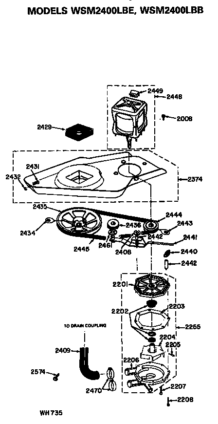 WASHER- DRIVE AND PUMP