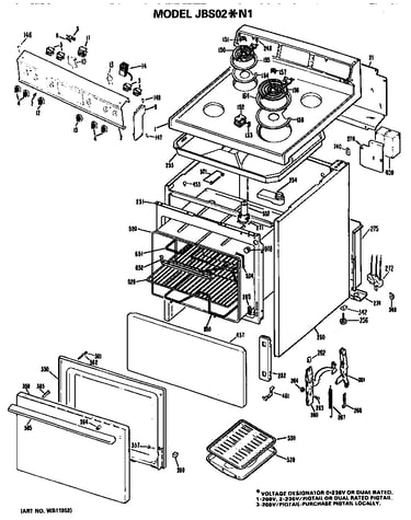 Main body/cooktop/controls