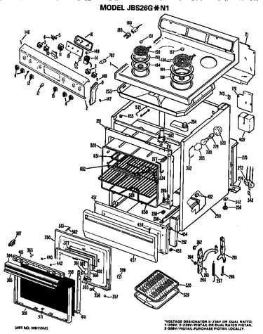 Main body/cooktop/controls