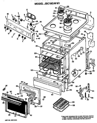 Main body/cooktop/controls