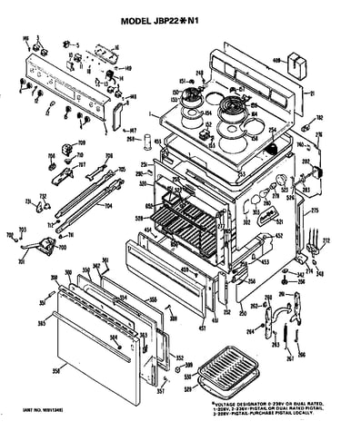 Main body/cooktop/controls