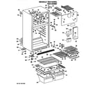 GE TBX14DMCRAD cabinet diagram
