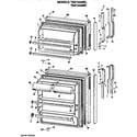GE TBX14AMDRAD doors diagram