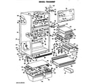 GE TBX25RMFRWH cabinet diagram