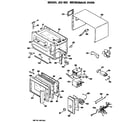 GE JE3002 microwave parts diagram