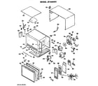 GE JE1445H01 microwave parts diagram