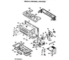 GE JVM131K03 oven cavity/installation diagram