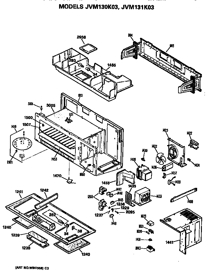 Oven cavity/installation