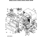GE JE41A02 microwave parts diagram