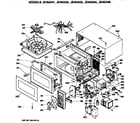 GE JE45A02 microwave parts diagram