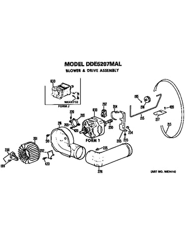 Blower and drive
