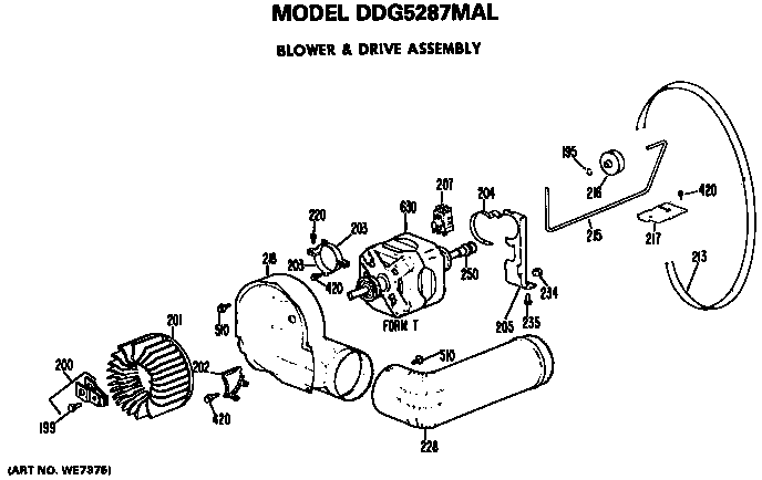 Blower and drive