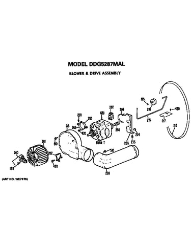 Blower and drive