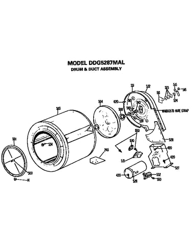 Drum and duct assembly