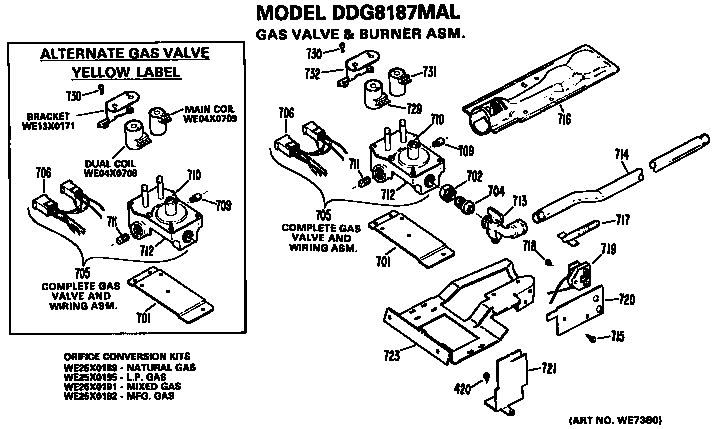 Parts diagram