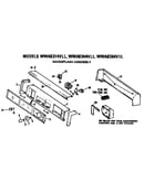 Backsplash for wwa8314, 8344, and 8364vll