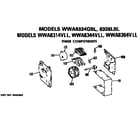 GE WWA8310GBL timer for wwa8324, 8326, 8314, 8344 and 8364vll diagram