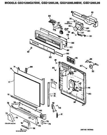 Front/control panel