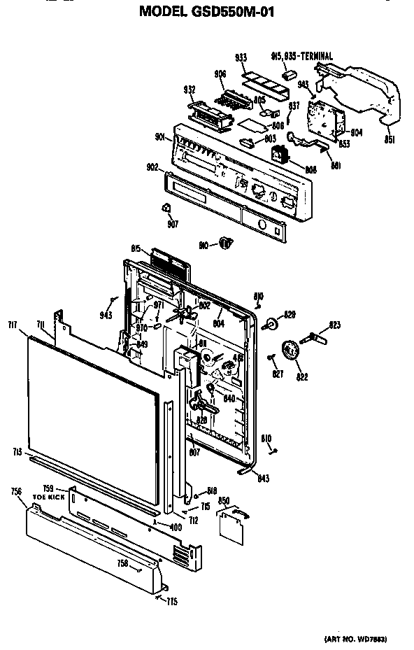 FRONT/CONTROL PANEL