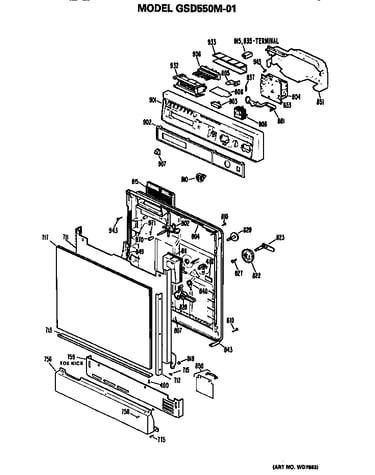 Front/control panel