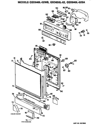 Front/control panel