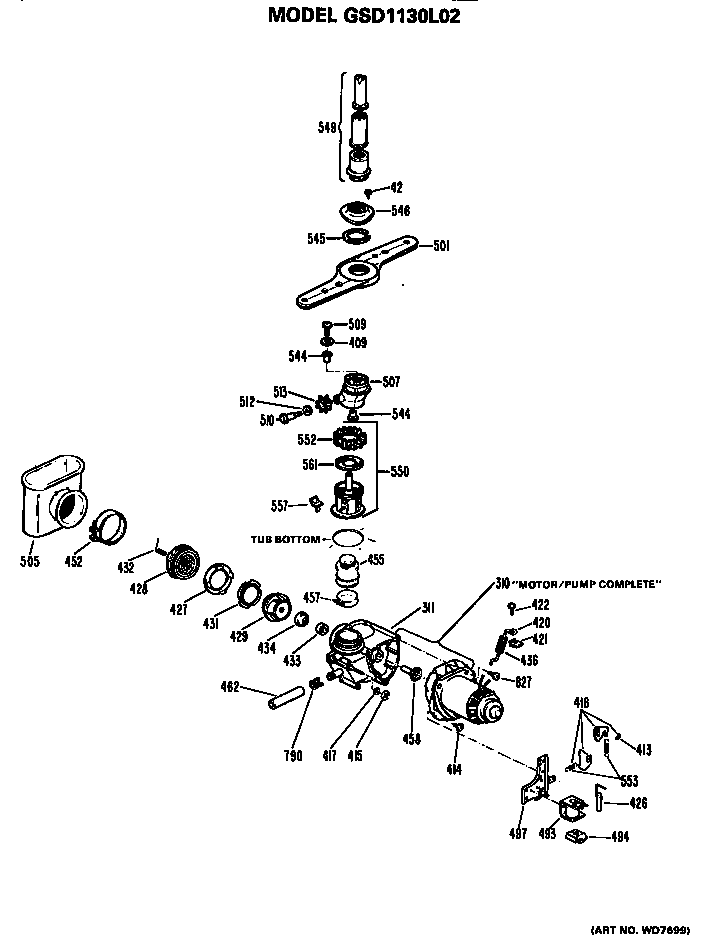 Motor/pump