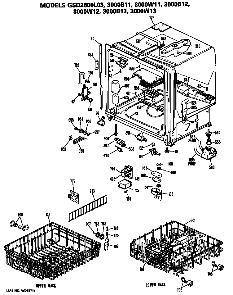 TUB/RACKS