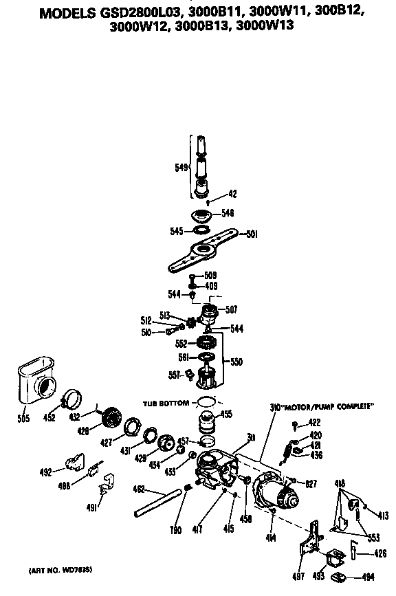Motor/pump