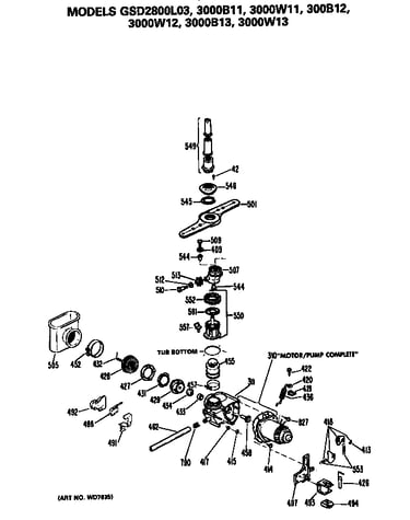 Motor/pump