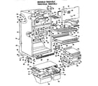 GE TBX21ZLFRAD cabinet diagram