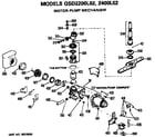 GE GSD2200L02BW motor/pump diagram