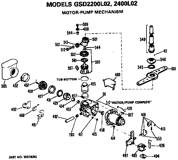 Motor/pump