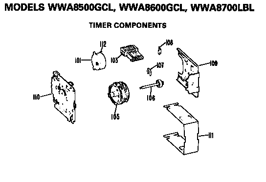 TIMER FOR WWA8500, 8600 AND 8700