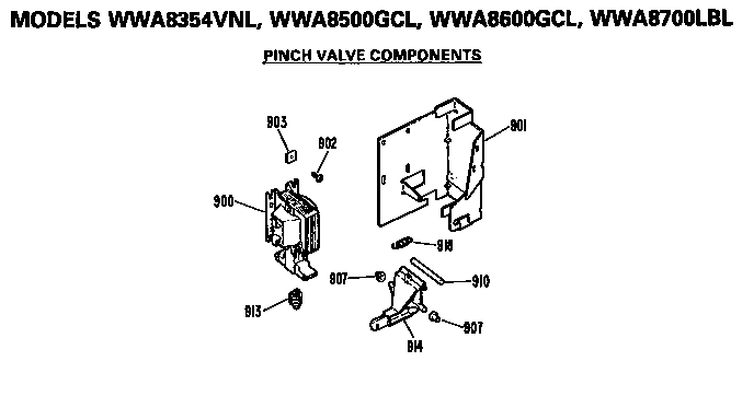 Pinch valve components
