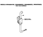 GE WWA8500GCL pinch valve assembly diagram