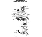 GE WSM2400LAE washer drive system and pump diagram