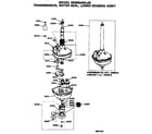 GE WSM2400LAE transmission diagram