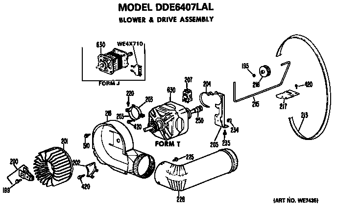 Blower and drive assembly